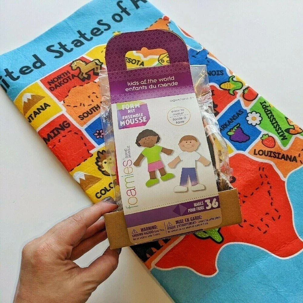 Felt Map + Kids Of The World